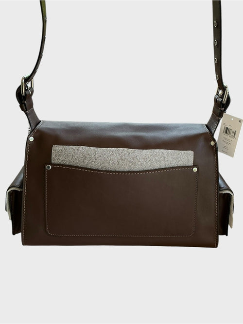 Cargo Tabby 36 Shoulder Bag in Natural Grain Leather
