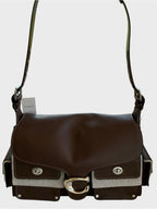 Coach Cargo Tabby 36 Shoulder Bag in Natural Grain Leather