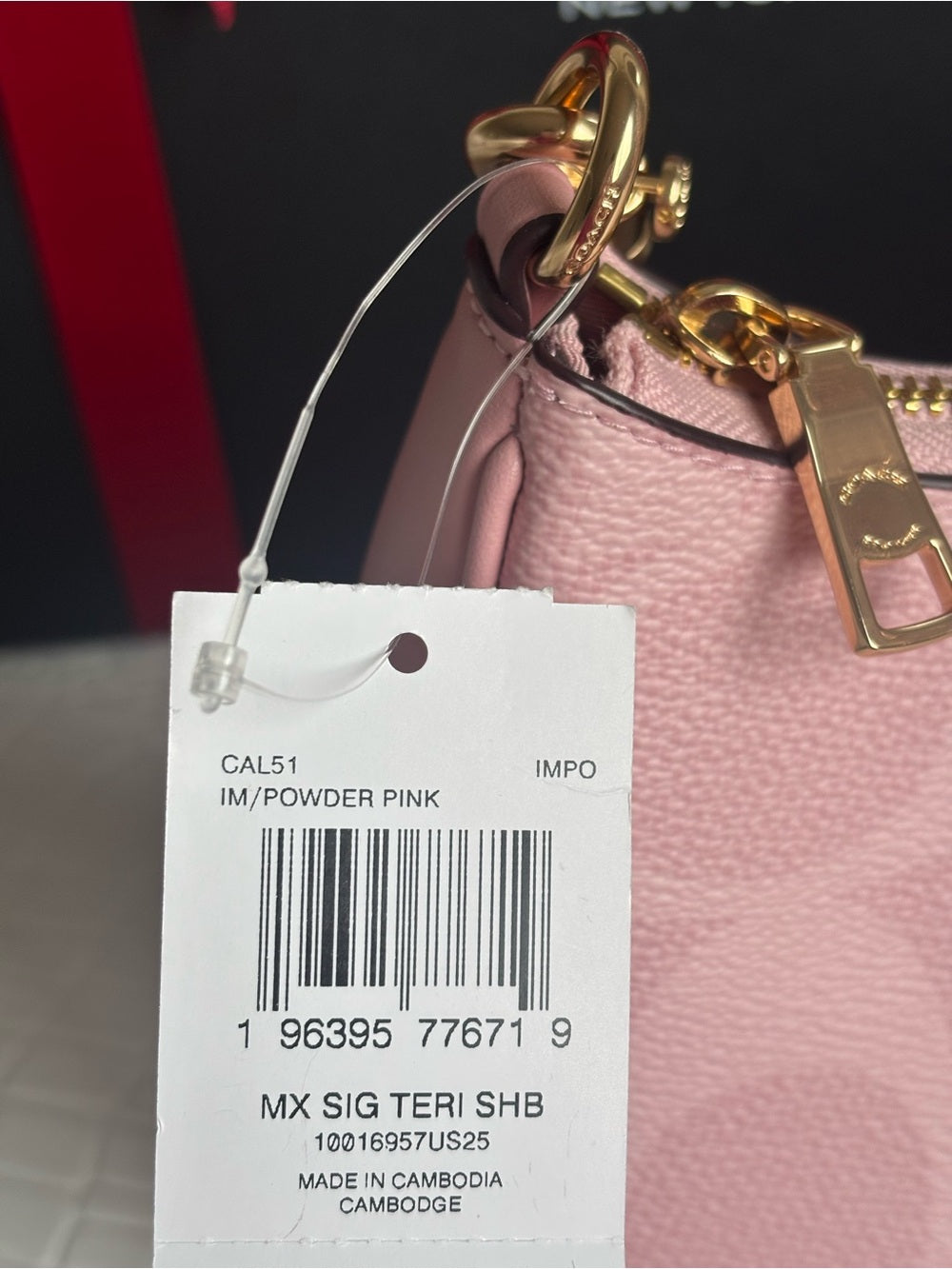 Coach Teri Shoulder Bag — Powder Pink