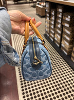 Coach Mini Rowan Crossbody Bag in Signature Denim