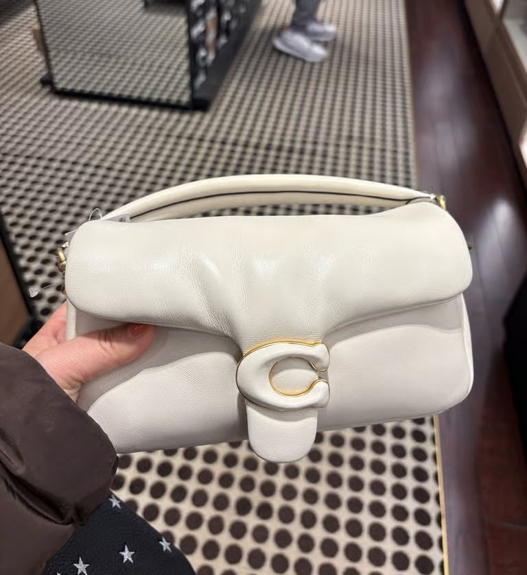 Coach Pillow Tabby Shoulder Bag 20 in Chalk
