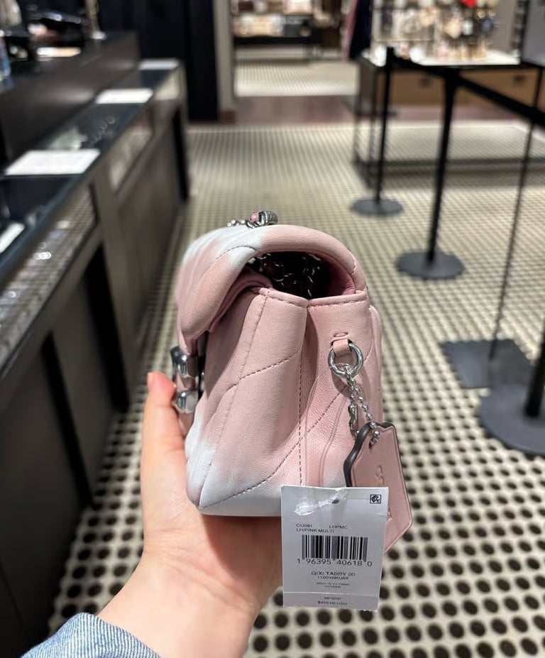 Coach Tabby Shoulder Bag 20 with Quilting and Tie-Dye