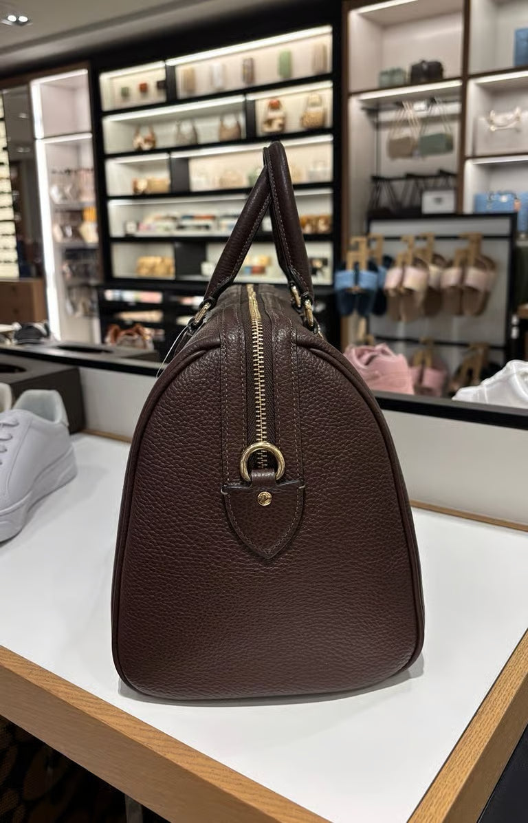 Coach Rowan Large Satchel Bag in Maple