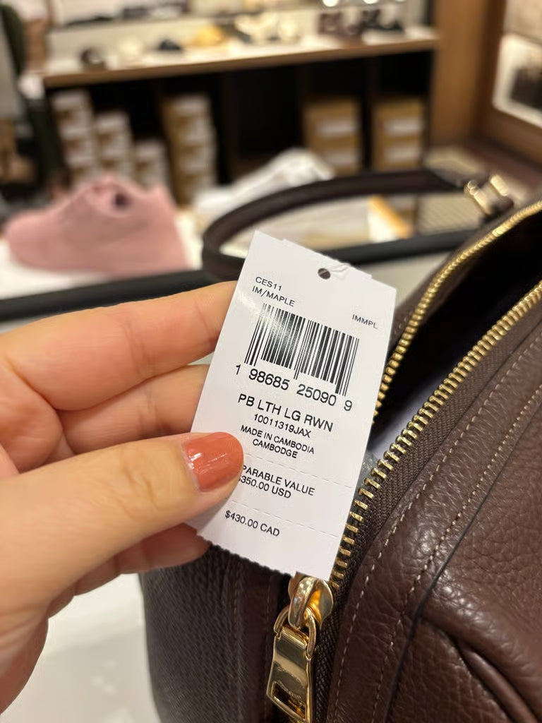 Coach Rowan Large Satchel Bag in Maple