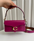 Coach Tabby Shoulder Bag 20 in Signature Patent Leather