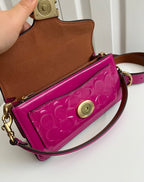 Coach Tabby Shoulder Bag 20 in Signature Patent Leather
