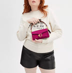 Coach Tabby Shoulder Bag 20 in Signature Patent Leather